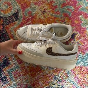 Nike leopard court vision lift 8.5